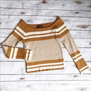 kendall & kylie off the shoulder sweater top